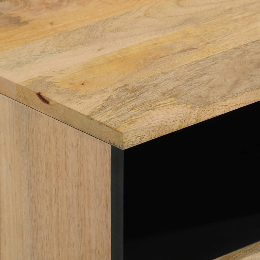 Bedside table 40x33x46 cm solid mango wood