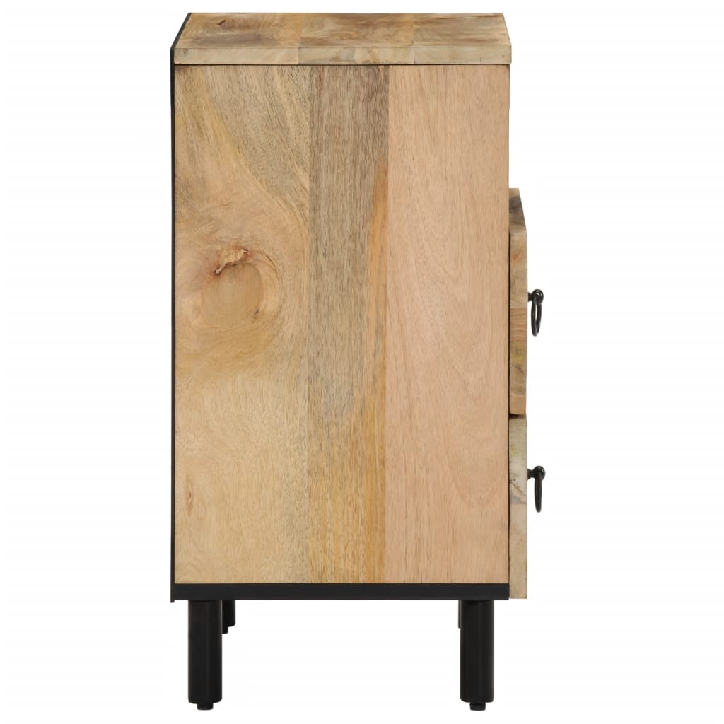 Bedside table 50x33x60 cm solid mango wood