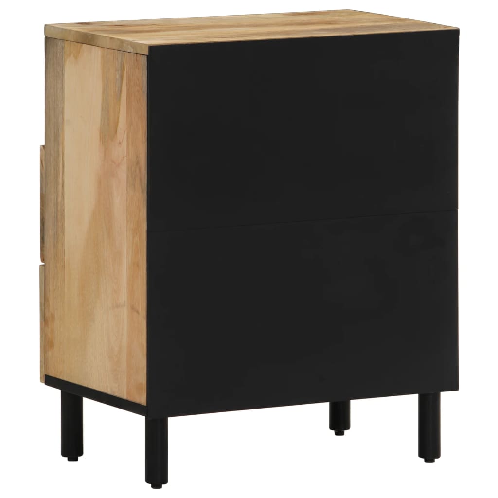 Bedside table 50x33x60 cm solid mango wood