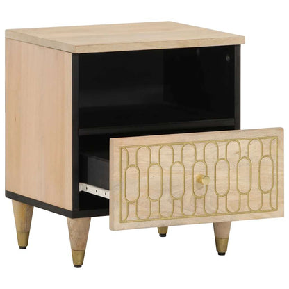 Bedside tables 2 pcs 40x33x46 cm solid mango wood