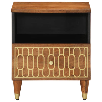 Bedside tables 2 pcs 40x33x46 cm solid mango wood