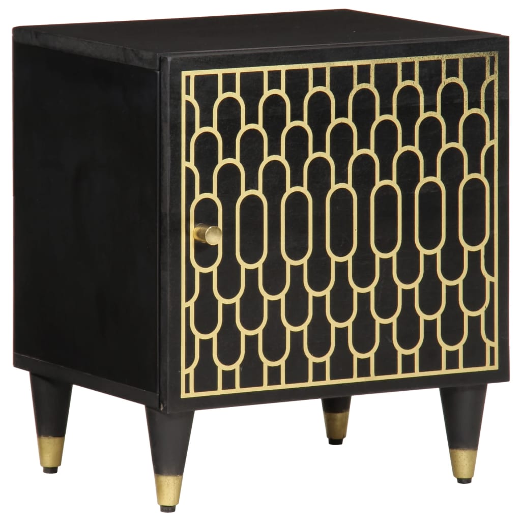 Bedside table 40x33x46 cm solid mango wood
