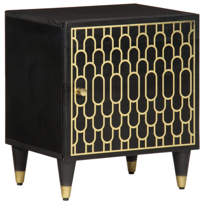 Bedside table 40x33x46 cm solid mango wood