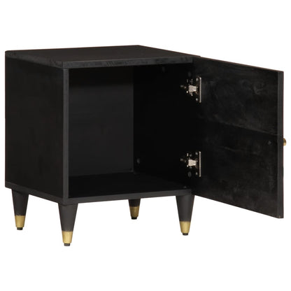 Bedside table 40x33x46 cm solid mango wood