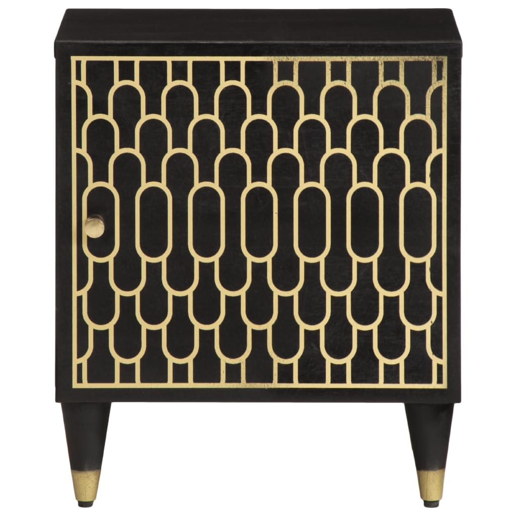 Bedside table 40x33x46 cm solid mango wood