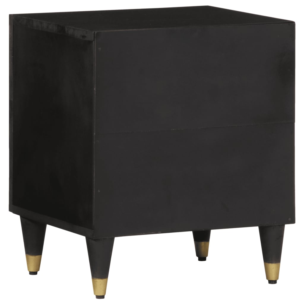 Bedside table 40x33x46 cm solid mango wood