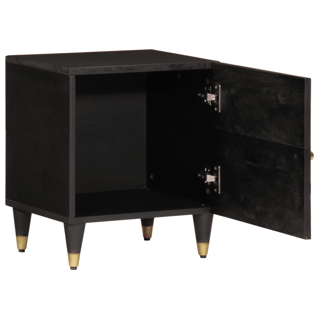 Bedside tables 2 pcs 40x33x46 cm solid mango wood