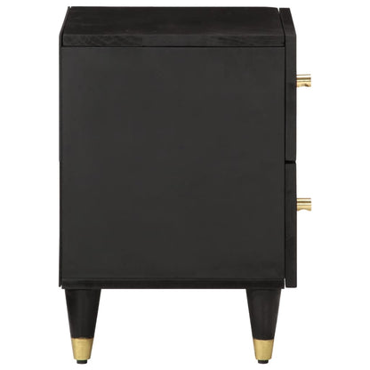 Bedside tables 2 pcs 40x33x46 cm solid mango wood