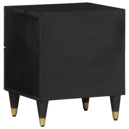 Bedside tables 2 pcs 40x33x46 cm solid mango wood