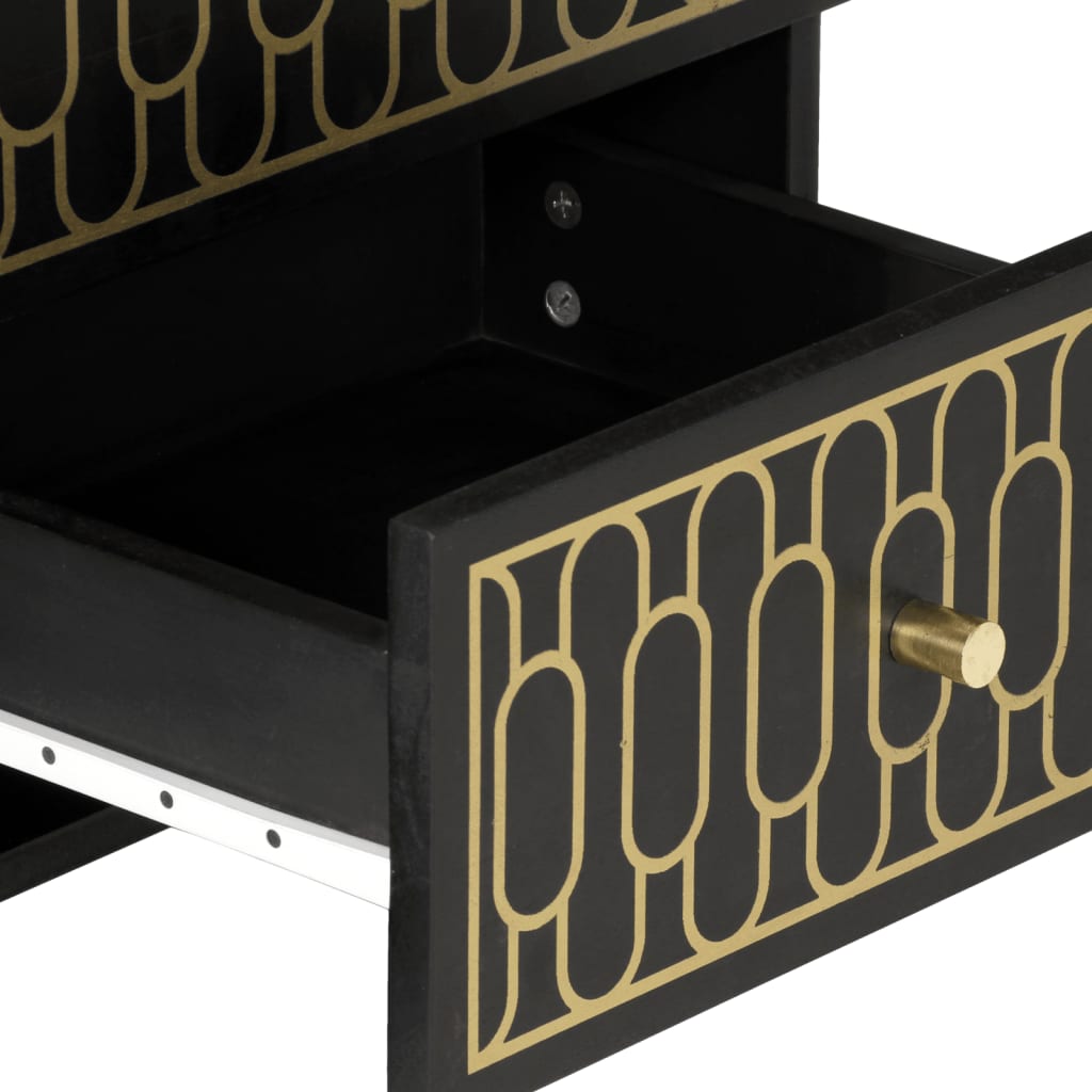 Bedside tables 2 pcs 40x33x46 cm solid mango wood