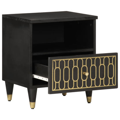 Bedside table 40x33x46 cm solid mango wood