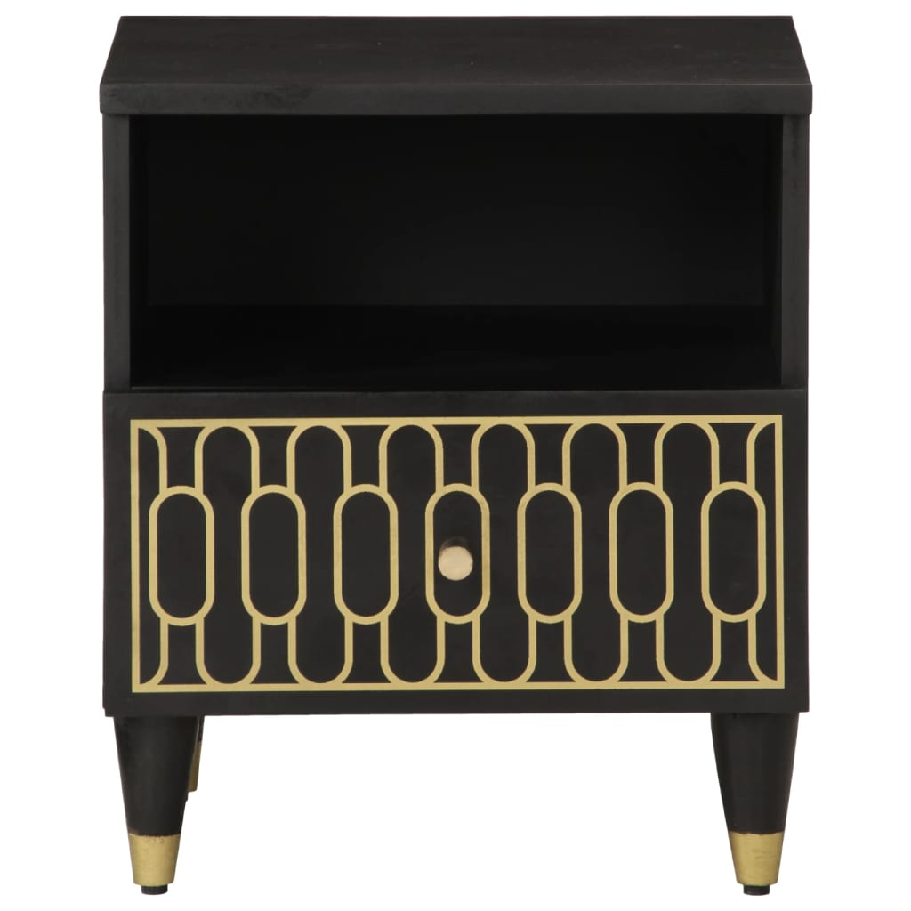 Bedside table 40x33x46 cm solid mango wood