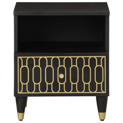Bedside table 40x33x46 cm solid mango wood