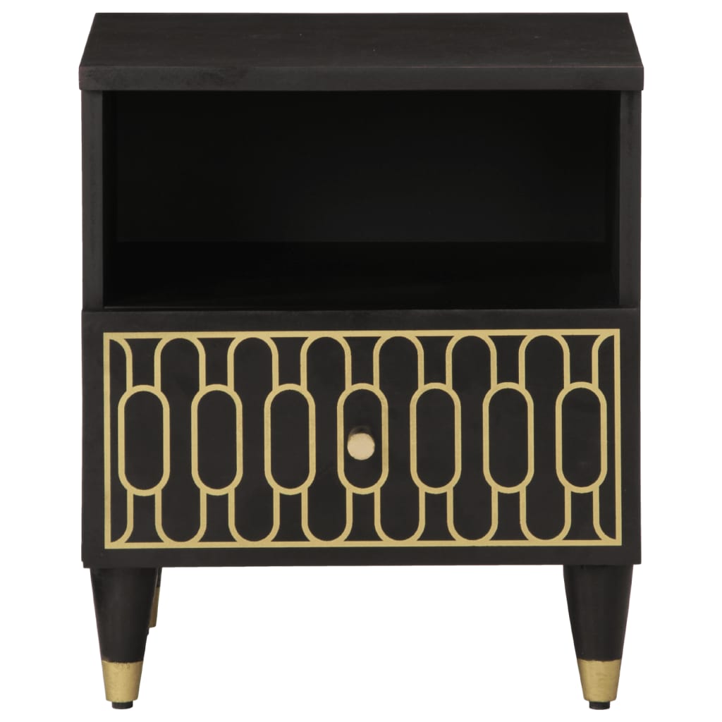 Bedside tables 2 pcs 40x33x46 cm solid mango wood