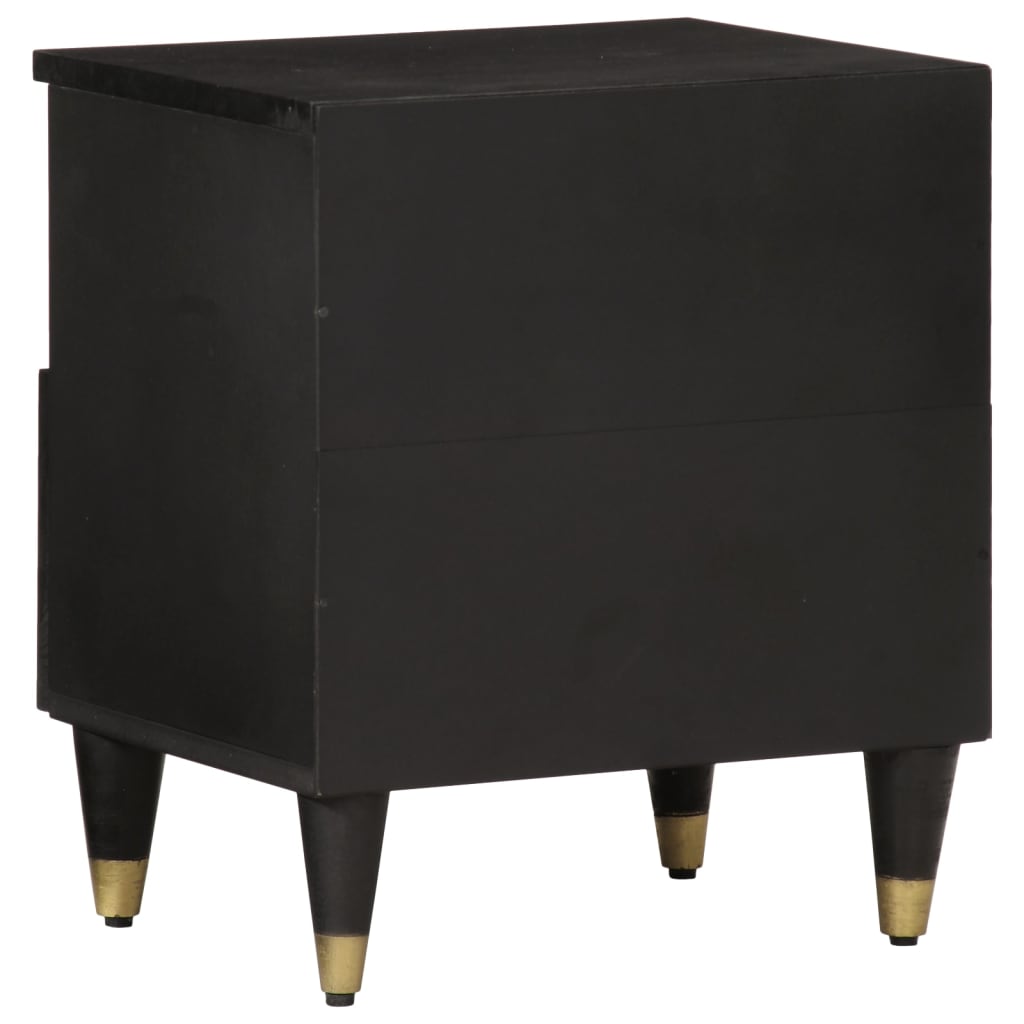 Bedside tables 2 pcs 40x33x46 cm solid mango wood