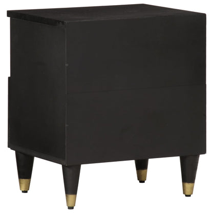 Bedside tables 2 pcs 40x33x46 cm solid mango wood