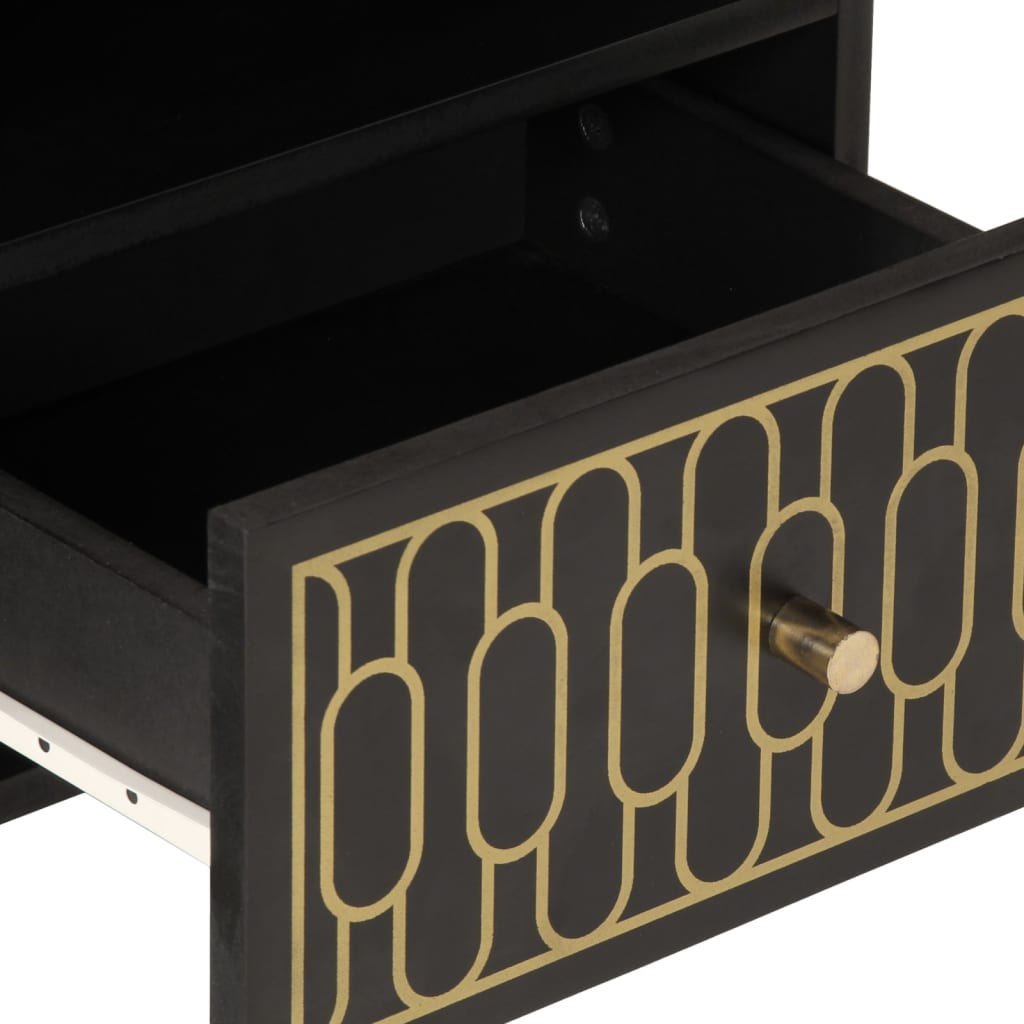 Bedside tables 2 pcs 40x33x46 cm solid mango wood