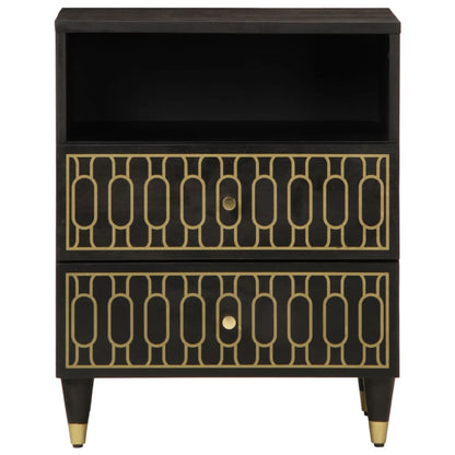 Bedside table 50x33x60 cm solid mango wood