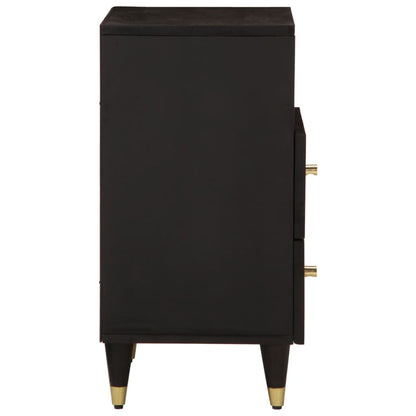 Bedside table 50x33x60 cm solid mango wood