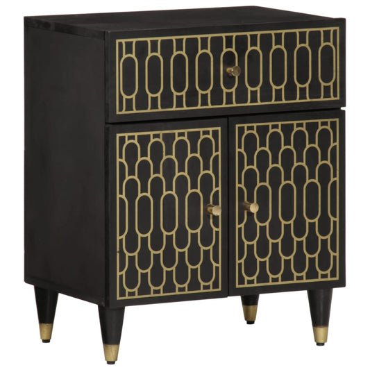 Bedside table 50x33x60 cm solid mango wood