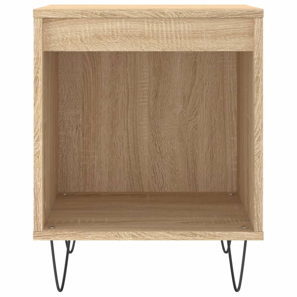 Mesa de cabeceira 40x35x50 cm derivados madeira carvalho sonoma