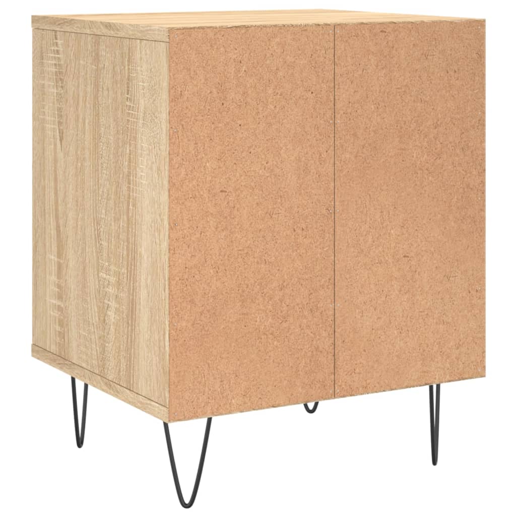 Mesa de cabeceira 40x35x50 cm derivados madeira carvalho sonoma