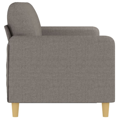 3-seater sofa in 180 cm grey-brown fabric