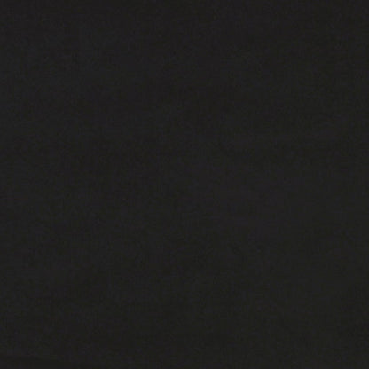 Sofá de 2 lugares veludo 140 cm preto