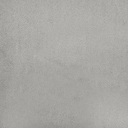 2-seater sofa 140 cm light grey microfibre fabric