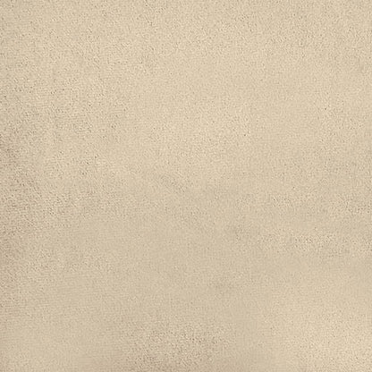 Sofá de 2 lugares 140 cm tecido de microfibra cor creme