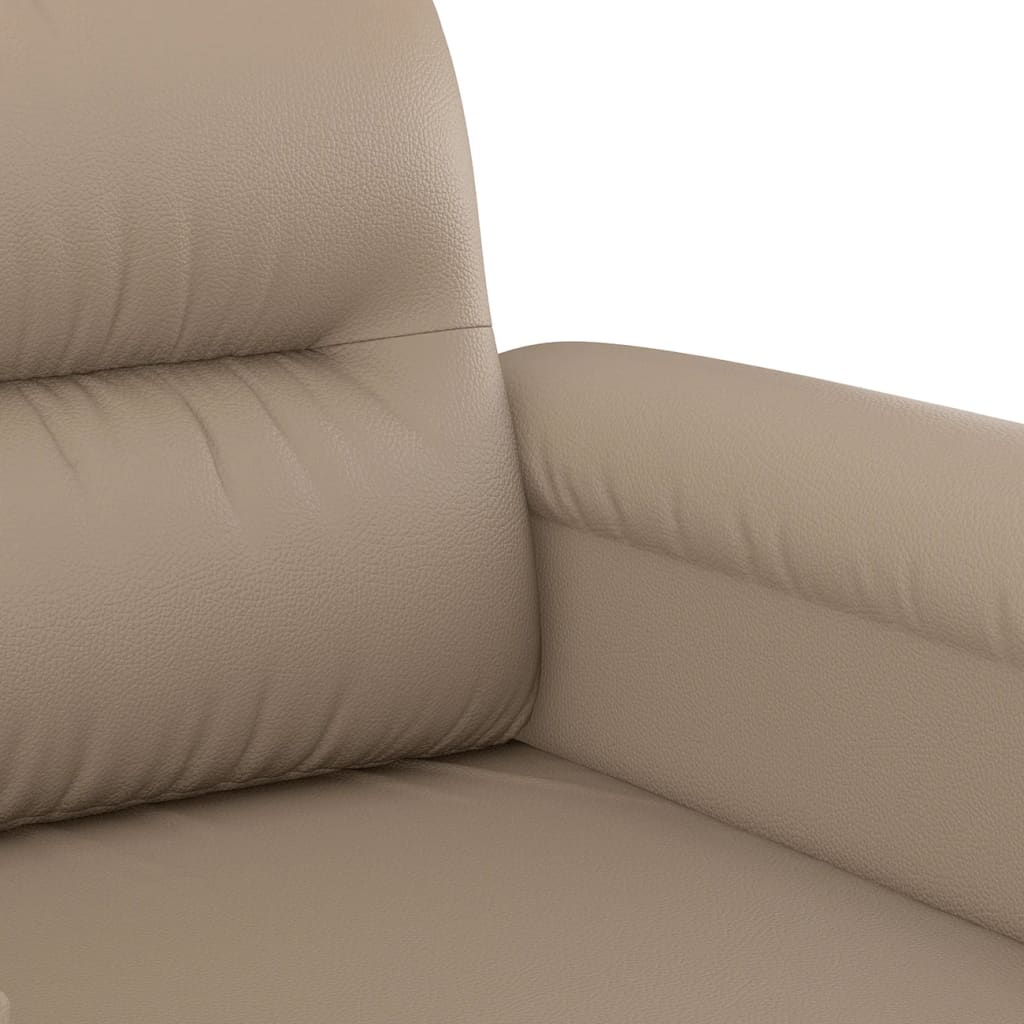 60 cm cappuccino artificial leather armchair