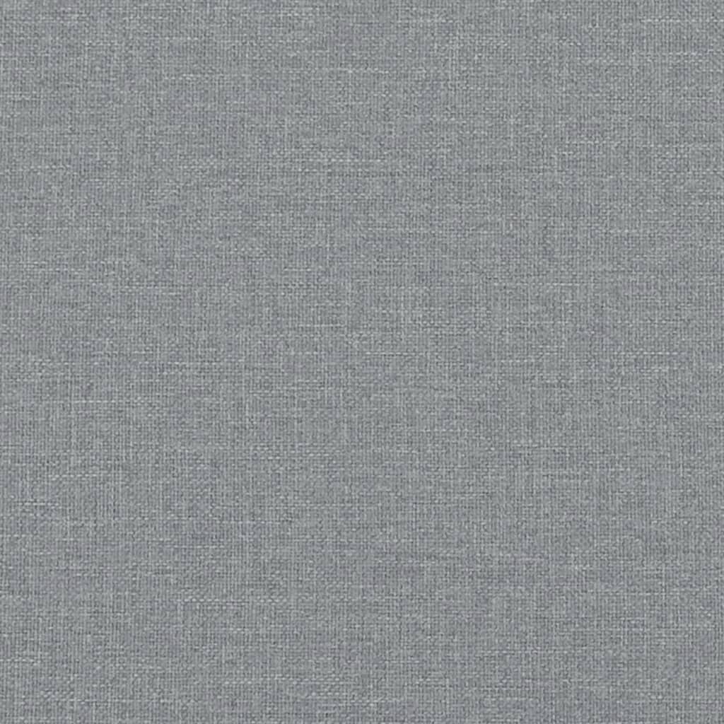 Poltrona tecido 60 cm cinzento-claro