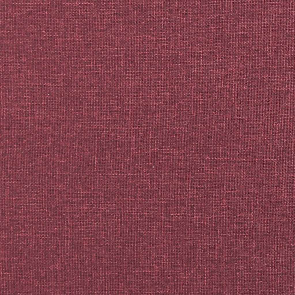 Sofá de 2 lugares tecido 120 cm vermelho tinto