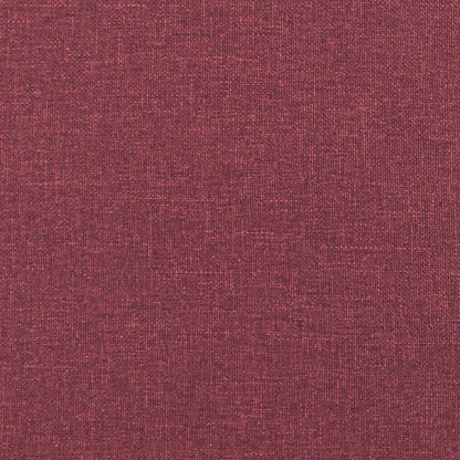 Sofá de 2 lugares tecido 120 cm vermelho tinto