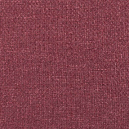 Sofá de 3 lugares tecido 180 cm vermelho tinto