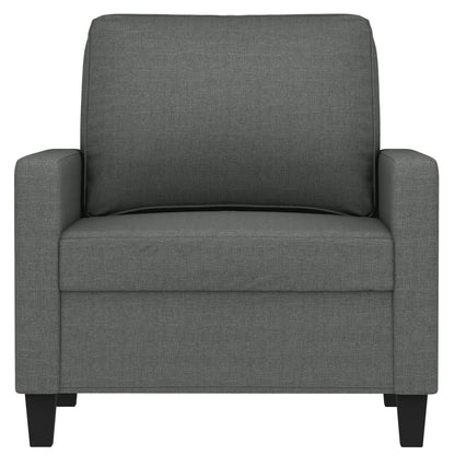 Poltrona 60 cm tecido cinzento-escuro
