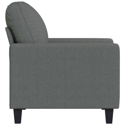 Poltrona 60 cm tecido cinzento-escuro