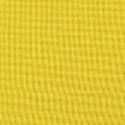 Sofá de 2 lugares 120 cm tecido amarelo-claro
