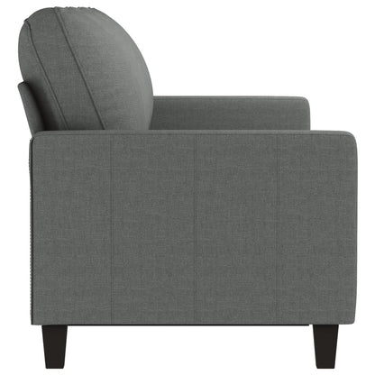 3-seater sofa 180 cm dark grey fabric