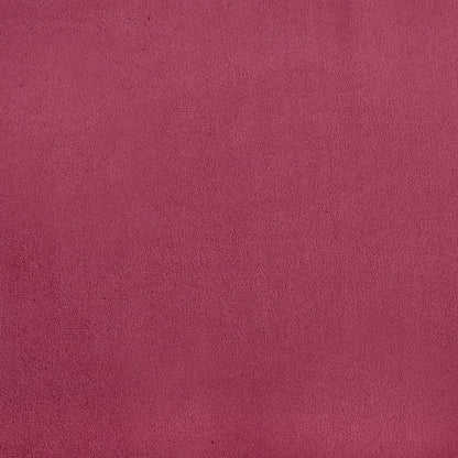 2-seater velvet sofa 120 cm red