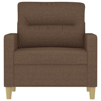 Poltrona 60 cm tecido castanho