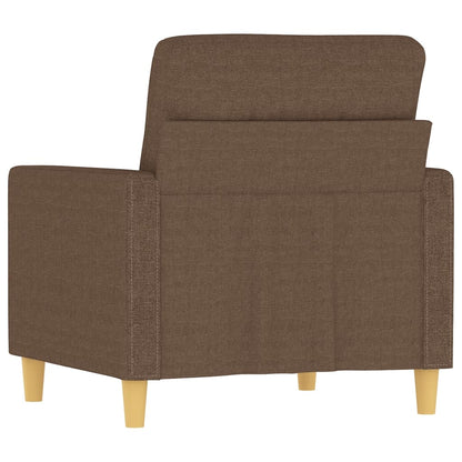 Poltrona 60 cm tecido castanho
