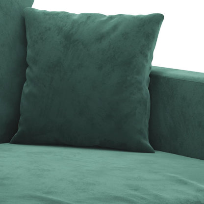 Poltrona 60 cm veludo verde-escuro