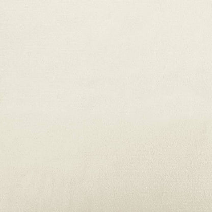 Sofá de 2 lugares veludo 120 cm cor creme