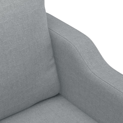 60 cm light grey fabric armchair