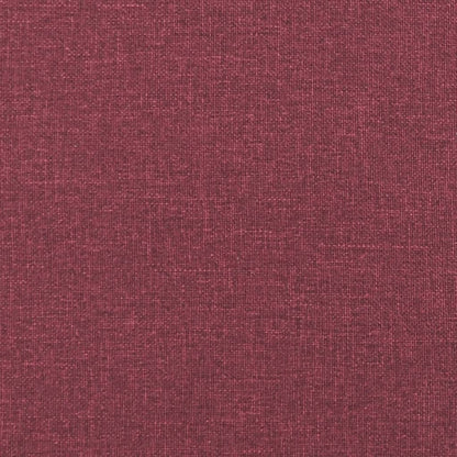 Sofá de 3 lugares tecido 180 cm vermelho tinto