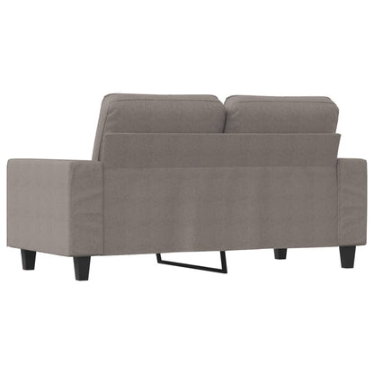2-seater sofa in 120 cm grey-brown fabric