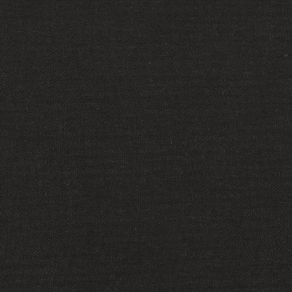 Sofá de 2 lugares tecido 140 cm preto