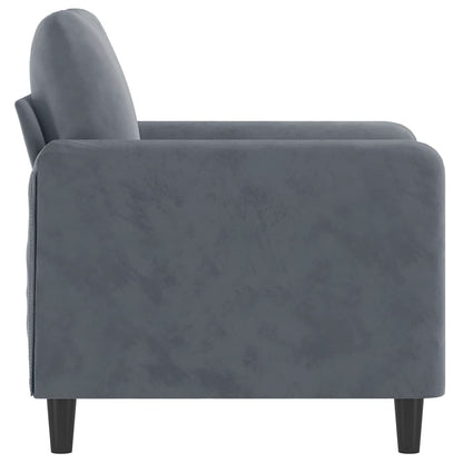 Poltrona 60 cm veludo verde-escuro