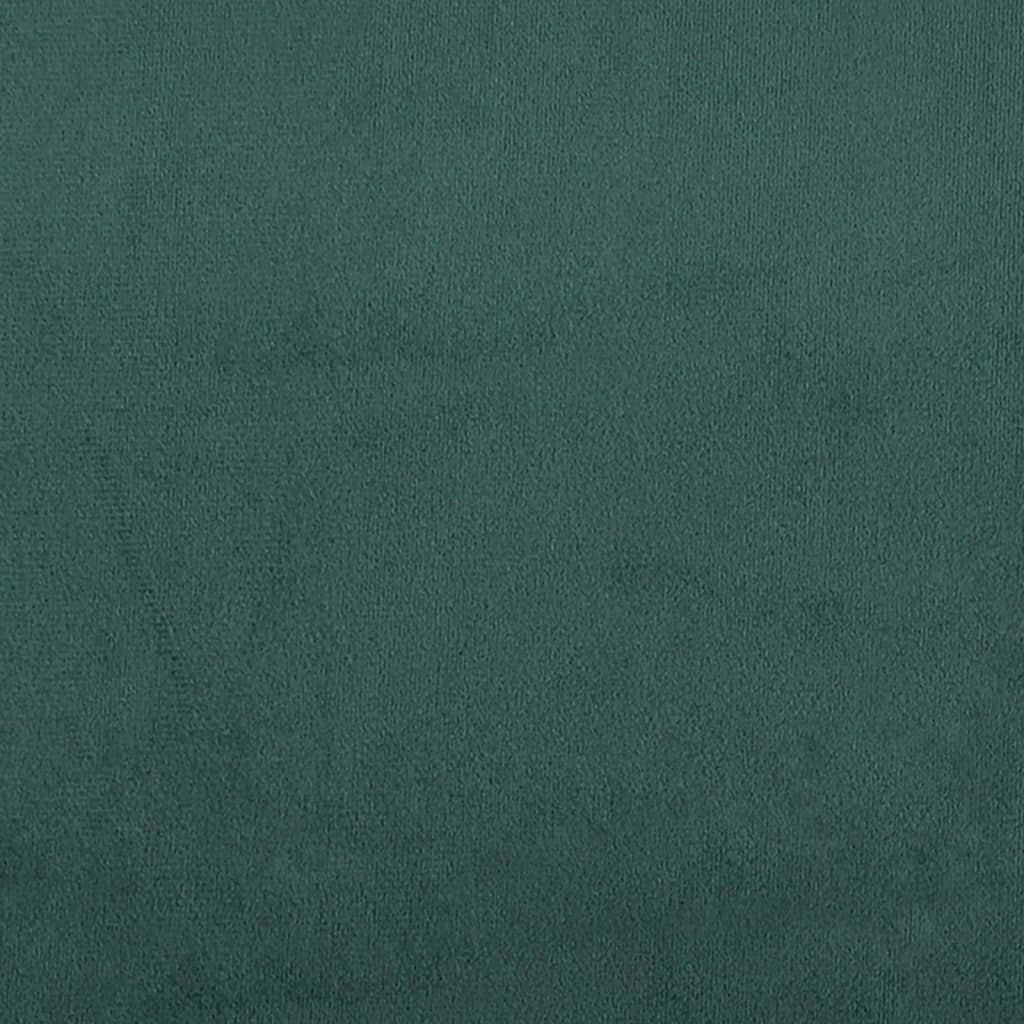 2-seater sofa 120 cm dark green velvet